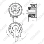 GMB Triger Gergi Rulmanı – GTB0320
