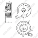GMB Triger Gergi Rulmanı – GTB0430