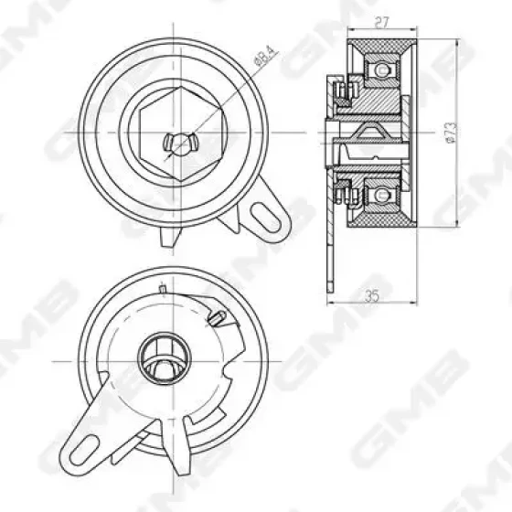 GMB Triger Gergi Rulmanı – GTB0460 ürün görseli