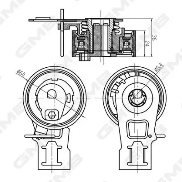 GMB Triger Gergi Rulmanı – GTB1020