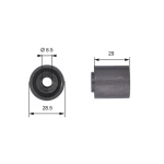 Gates Triger Gergi Rulmanı – T42045