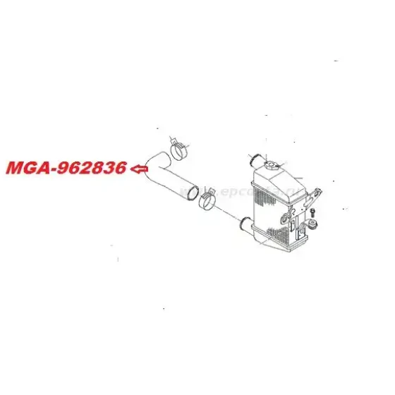 MGA Turbo Hortumu – 962836 / OEM 282732A501 ürün görseli