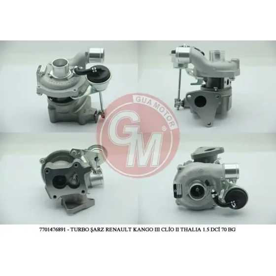GUA Turbo (Komple) – 40503 / OEM 7701476891 ürün görseli