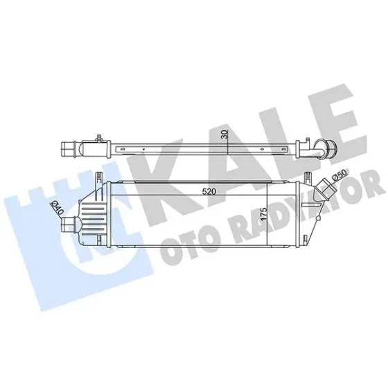 KALE Turbo Radyatörü – 342360 / OEM 14461AY600 ürün görseli