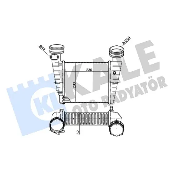 KALE Turbo Radyatörü – 342375 ürün görseli