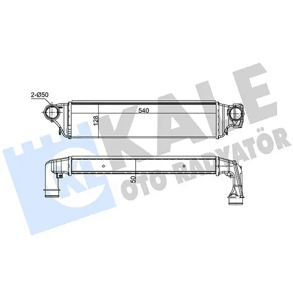KALE Turbo Radyatörü – 343400 / OEM 17512246795