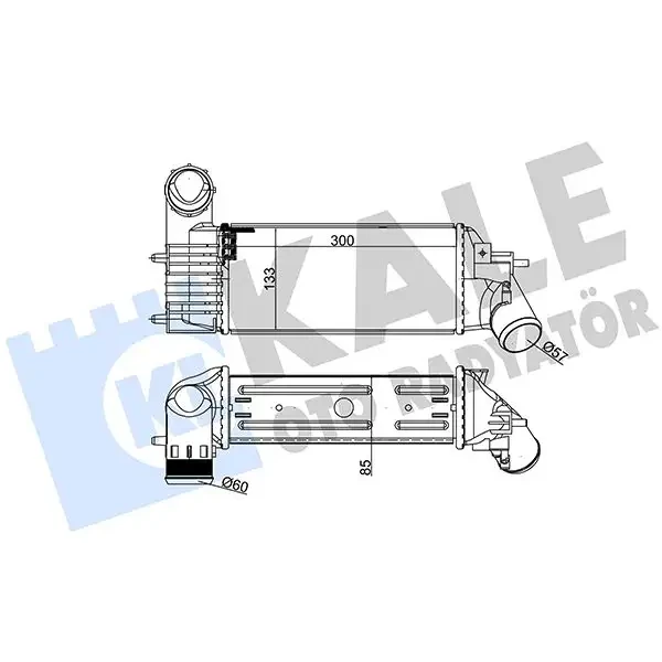 KALE Turbo Radyatörü – 343600 / OEM 0384F3