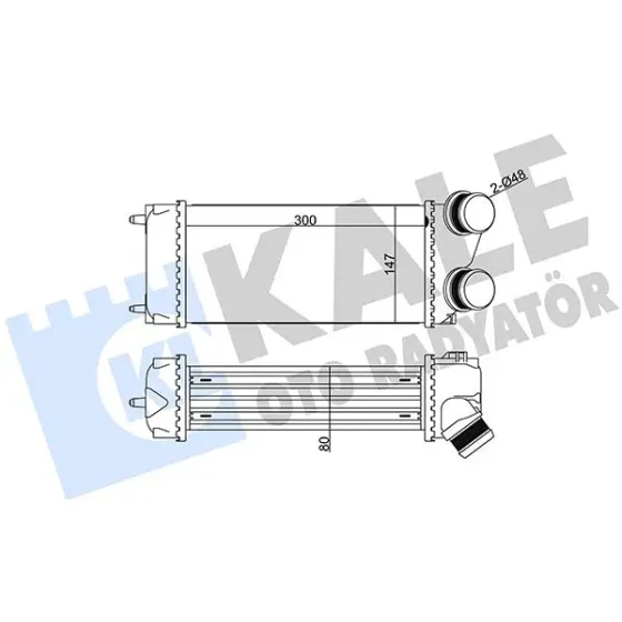 KALE Turbo Radyatörü – 344000 / OEM 0384H5 ürün görseli
