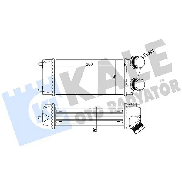 KALE Turbo Radyatörü – 344000 / OEM 0384H5