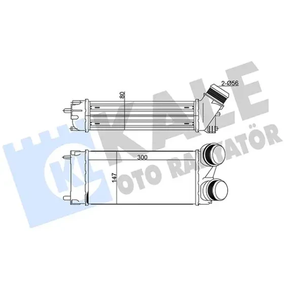 KALE Turbo Radyatörü – 344200 / OEM 1440H9 ürün görseli