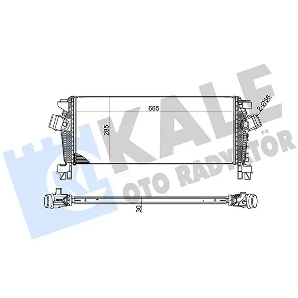 KALE Turbo Radyatörü – 344700 / OEM 13311080