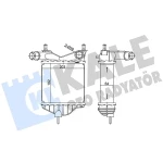 KALE Turbo Radyatörü – 344890 / OEM 51733052