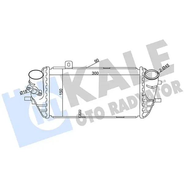 KALE Turbo Radyatörü – 344950 / OEM 282712A740