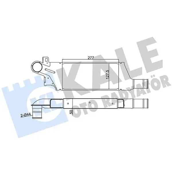 KALE Turbo Radyatörü – 345040 / OEM 1302113