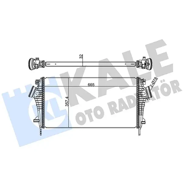 KALE Turbo Radyatörü – 345700 / OEM 13241751