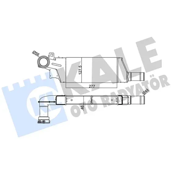 KALE Turbo Radyatörü – 346200 / OEM 24466787 ürün görseli