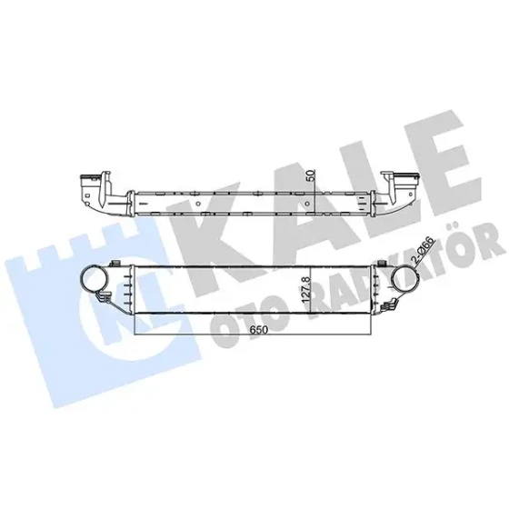 KALE Turbo Radyatörü – 347500 / OEM A2035000400 ürün görseli