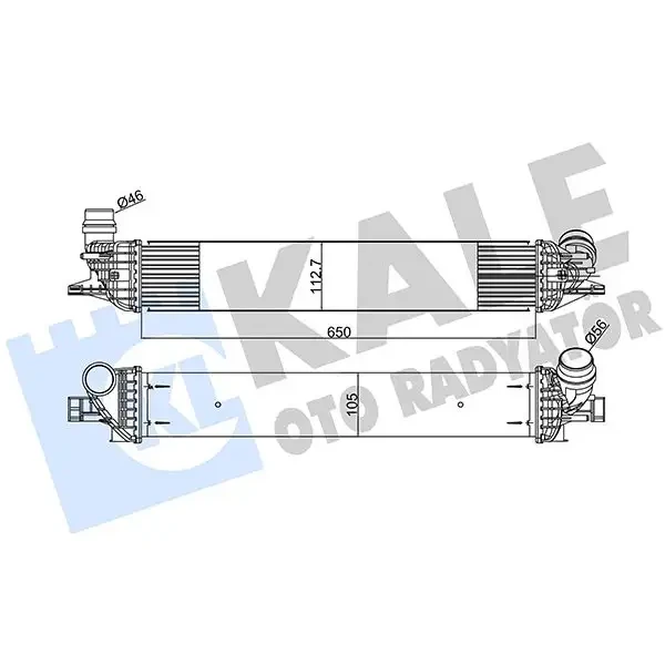 KALE Turbo Radyatörü – 348200 / OEM 144960001R
