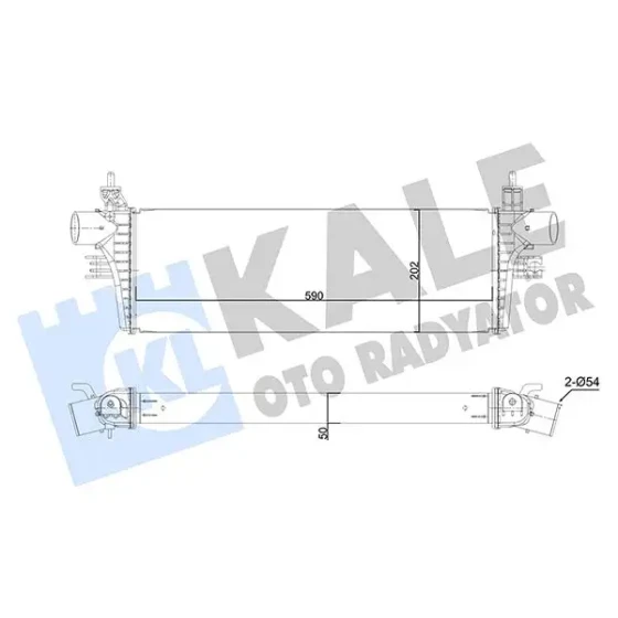 KALE Turbo Radyatörü – 350415 / OEM 179400L130 ürün görseli