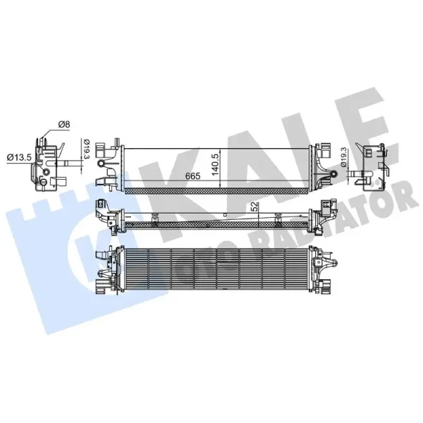 KALE Turbo Radyatörü – 350805 / OEM F1F18D048AB