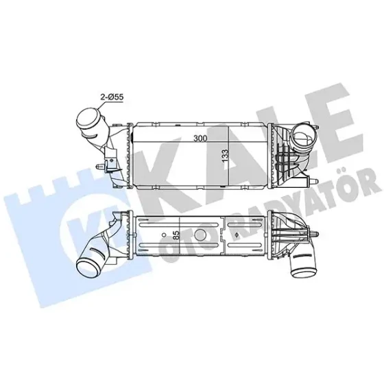 KALE Turbo Radyatörü – 350810 / OEM 0384G6 ürün görseli