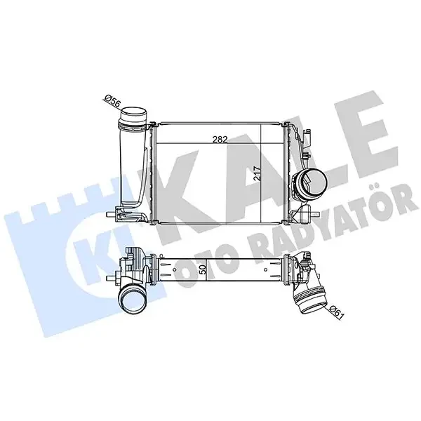 KALE Turbo Radyatörü – 350970 / OEM 144614EJ0A