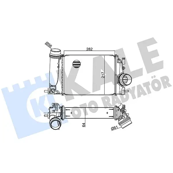 KALE Turbo Radyatörü – 350980 / OEM 144614EA1A
