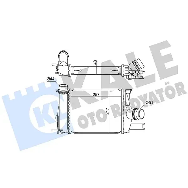 KALE Turbo Radyatörü – 352255 / OEM 144963014R