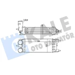 KALE Turbo Radyatörü – 352290 / OEM 9804955180