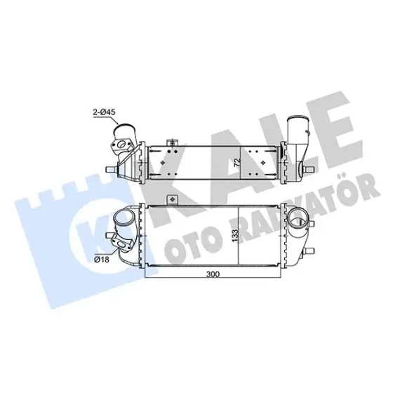 KALE Turbo Radyatörü – 354135 / OEM 282712A700 ürün görseli