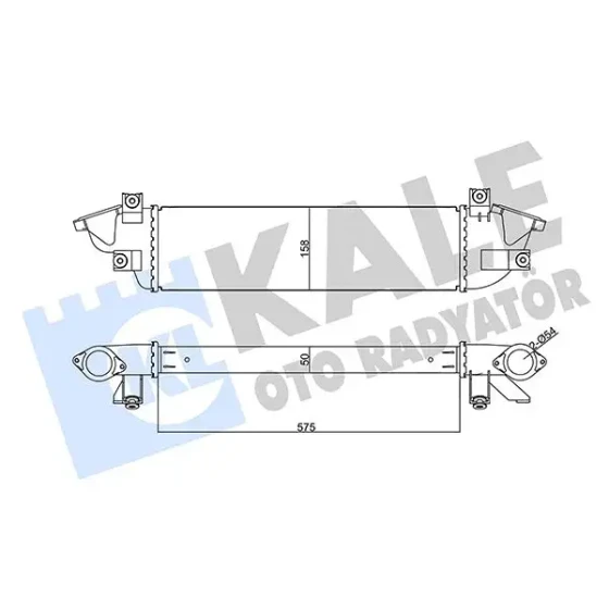 KALE Turbo Radyatörü – 355670 / OEM 6000605338 ürün görseli