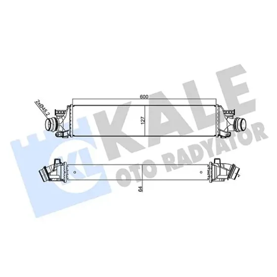 KALE Turbo Radyatörü – 355940 / OEM 95199556 ürün görseli