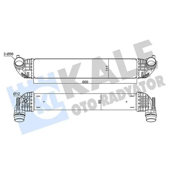 KALE Turbo Radyatörü – 356085 / OEM 39109103 ürün görseli