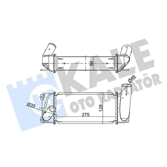 KALE Turbo Radyatörü – 358695 / OEM 179400N080 ürün görseli