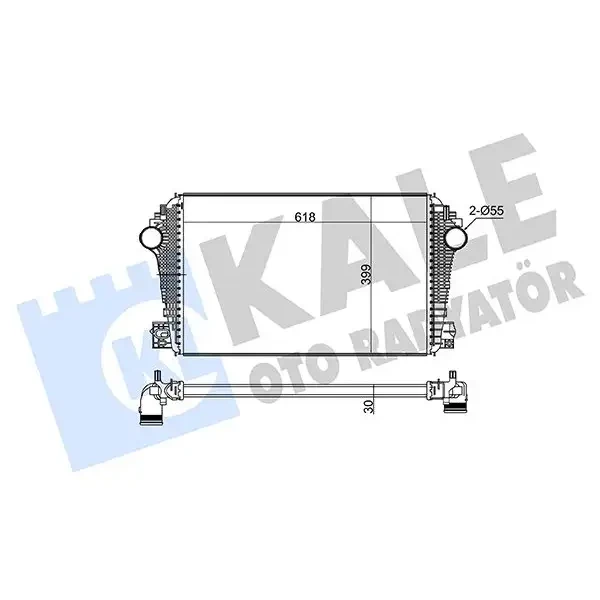 KALE Turbo Radyatörü – 360705 / OEM 2H0145804D