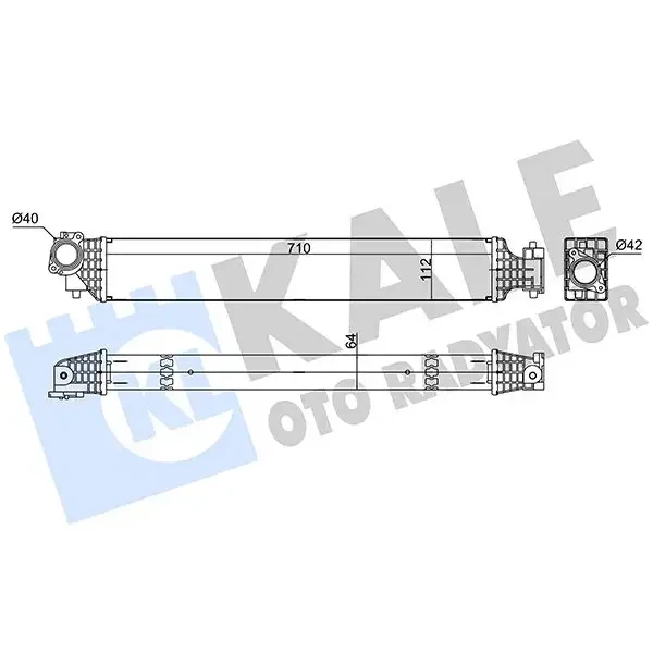 KALE Turbo Radyatörü – 375635 / OEM 197105AAA01