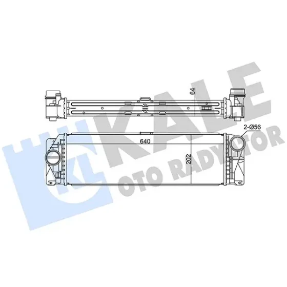 KALE Turbo Radyatörü – 375640 / OEM A9075011600 ürün görseli