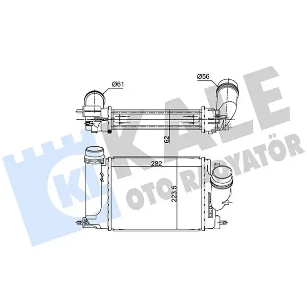 KALE Turbo Radyatörü – 375705 / OEM 144614BE0A