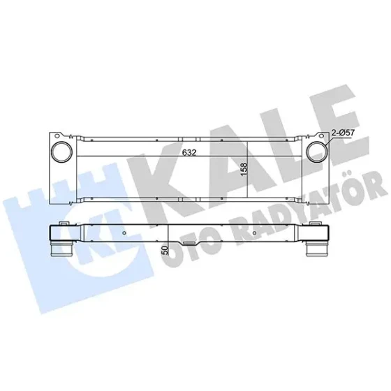 KALE Turbo Radyatörü – 375740 / OEM A6395010301 ürün görseli