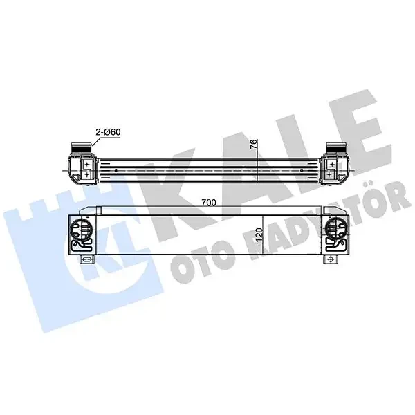 KALE Turbo Radyatörü – 375745 / OEM 1440R9