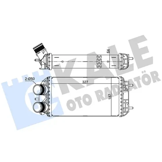 KALE Turbo Radyatörü – 375785 / OEM 9824742280 ürün görseli
