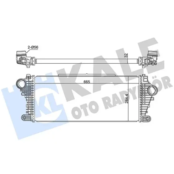 KALE Turbo Radyatörü – 375795 / OEM 84208091 ürün görseli