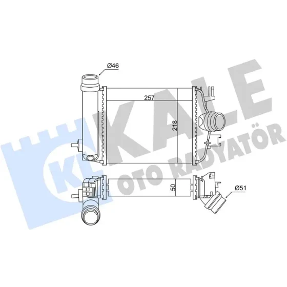 KALE Turbo Radyatörü – 375815 ürün görseli