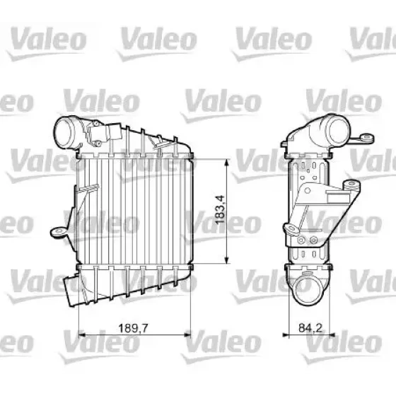 Valeo Turbo Radyatörü – 817556 / OEM 6Q0145805A ürün görseli