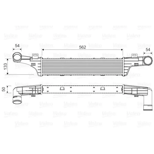 Valeo Turbo Radyatörü – 817905 / OEM A2105001300
