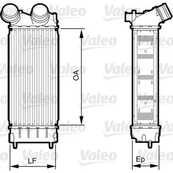Valeo Turbo Radyatörü – 818226 / OEM 9800291280