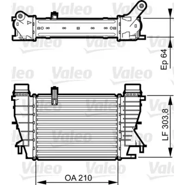 Valeo Turbo Radyatörü – 818251 / OEM 144618748R