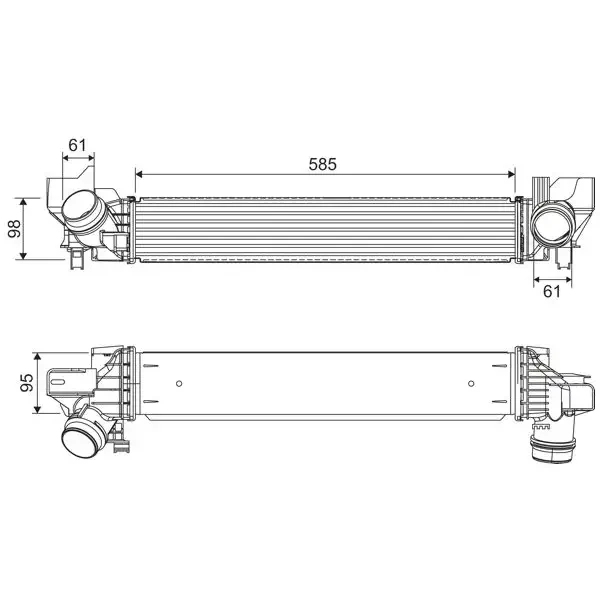 Valeo Turbo Radyatörü – 818318 / OEM 17517617597