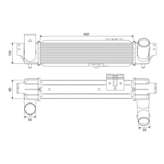 Valeo Turbo Radyatörü – 818382 / OEM 281904A160 ürün görseli