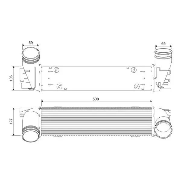 Valeo Turbo Radyatörü – 818392 / OEM 17517624146